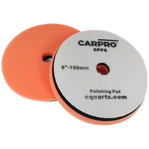 CARPRO Orange Pad - leštící kotouč pro střední korekci laku - Průměr unašeče: 6 palců (150 mm)