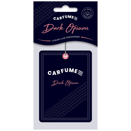 Carfume Scent Card Dark Opium – luxusní osvěžovač vzduchu