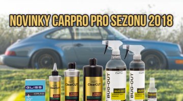 Novinky CarPro pro sezónu 2018