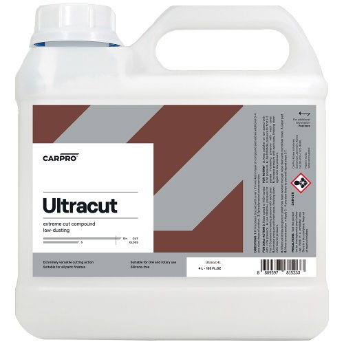 CARPRO Ultracut – extrémně účinná leštící pasta se skvělým leskem - Objem: 4 l