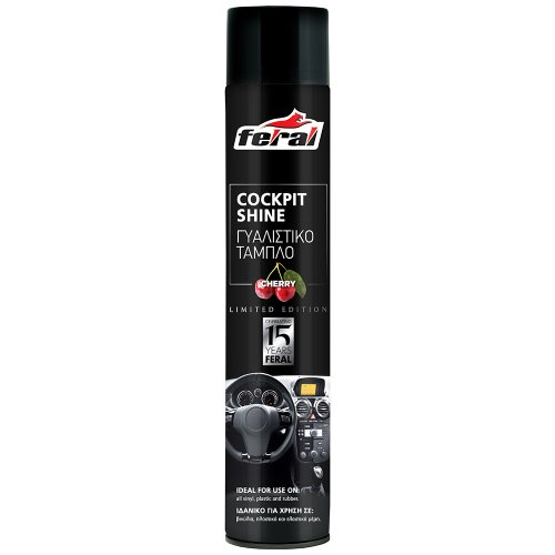 Feral Cockpit Shine – kokpit sprej s vůní třešní - Objem: 750 ml