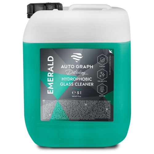 AUTO GRAPH Emerald – hydrofobní čistič skla - Objem: 5 l