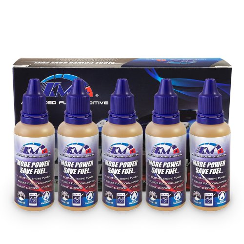 KM+ Advanced Fuel Additive – aditivum do paliva pro vyšší výkon a nižší spotřebu - Balení: 5 x 40 ml